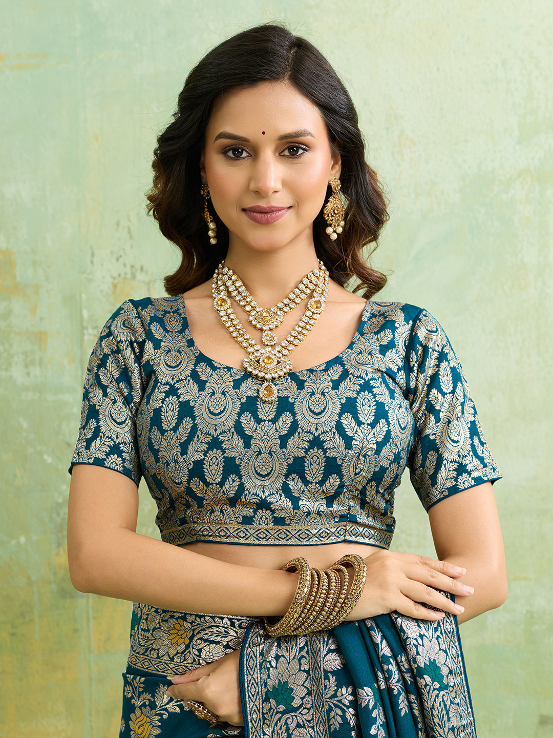 Silk With Zari Weaving Saree under 2000