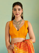 Buy Leheriya Style With Gotapatti Work Saree