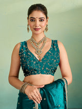 KcPc Premium Tissue Silk Saree with Rich Zardosi and Graceful Style RAM