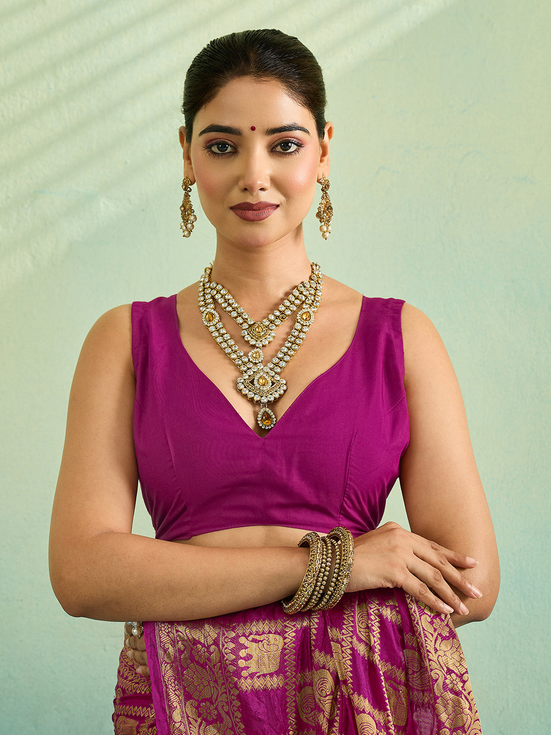 Buy Banarasi Saree With Festivel Wear