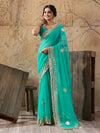 Buy Georgette Kacha Gotapatti Saree kcpc