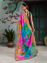 KcPc Premium Georgette Traditional Festive Wear SareesKDN