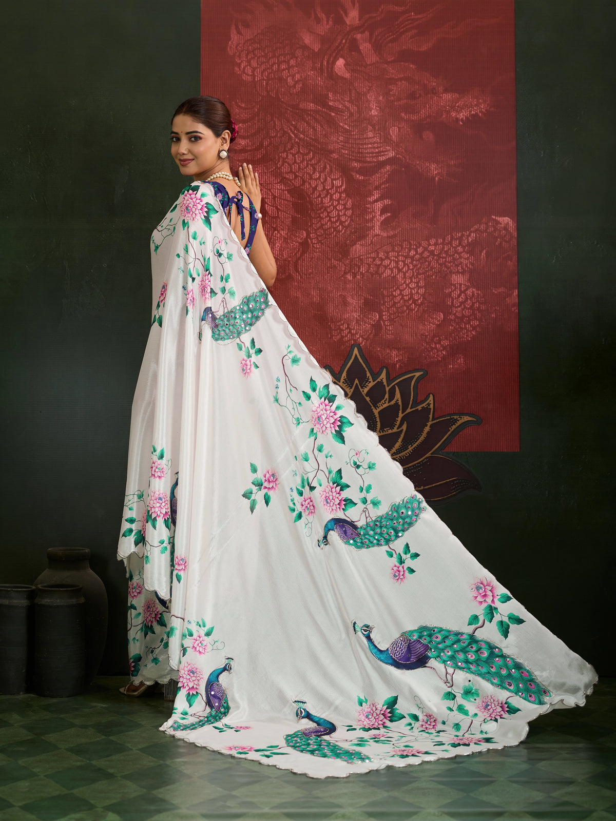 KcPc Beautiful Crepe Silk Saree with Luxury Traditional Appeal
