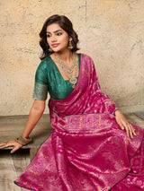 By Banarasi Saree With Traditional Wear