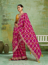 KcPc Lightweight Casual Georgette Saree in Bandhani Style CHAND
