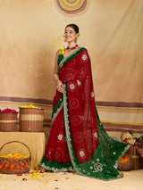 KcPc New Royal Bandhani Sarees with Festive Charm SANJU