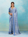 KcPcSpecial Batik Sanganeri Print Banarasi Border Saree STL