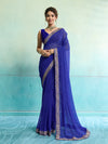 Buy New Spiceal Chiffon Leheriya Style With Embroidery Border Work Saree
