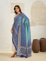 KcPc New Launch Pure Khaddi Georgette Upada Neemzari Bandhej Dupatta