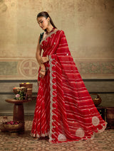 KcPc Beautiful Designer Saree with Rich Gotapatti Work and Royal AppealPDM