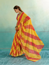 Buy Leheriya Style With Gotapatti Work Saree