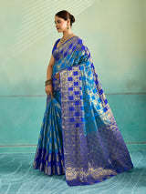 KcPc New Special Art silk Banarasi Style With Zari weaving Work Saree KCPC