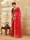 Buy Chiffon Saree Traditional Style With Gota patti Work KcPc