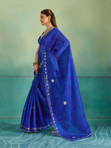 Buy Leheriya Style With Gotapatti Work Saree
