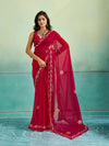 KcPc New Latest Chiffon Bollywood Style Gotapatti Work Saree MHS