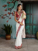KcPc New Chinon Silk Bollywood Style With Sequence Gotapatti Work Saree PDM