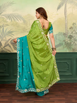 Buy Bollywood Style With Kashida Work Saree