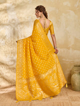 Buy New Elegant Bandhani Saree With Festive Wear KcPc