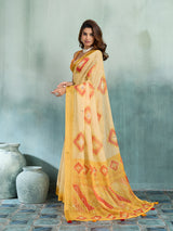 KcPc Premium Cotton Silk Sarees with Elegant Mirror Work GAN