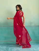 KcPc New Latest Chiffon Bollywood Style Gotapatti Work Saree MHS
