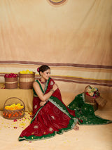 KcPc New Royal Bandhani Sarees with Festive Charm SANJU
