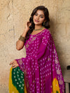 Buy Traditional Bandhani Style Georgette Saree Perfect Festive Collection