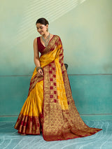 Buy Banarasi Saree With Festivel Wear