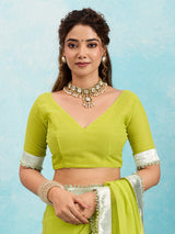 KcPc New Latest Georgette Saree with Rich Gota Border Work MHS