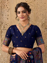 KcPc Latest Handpicked Pashmina Silk Foil Print SareeSTR
