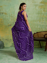 KcPc Stylish Zig Zag Cotton Silk Saree for WomenSRK
