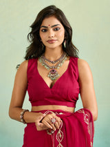 KcPc New Latest Chiffon Bollywood Style Gotapatti Work Saree MHS