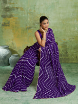 KcPc Stylish Zig Zag Cotton Silk Saree for WomenSRK