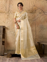 KcPc New Bollywood Banarasi Saree in Tissue Silk Inspired by NayantharaNDA