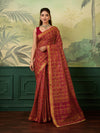 Buy Ghatchola Saree With Bikaneri bandhej Work