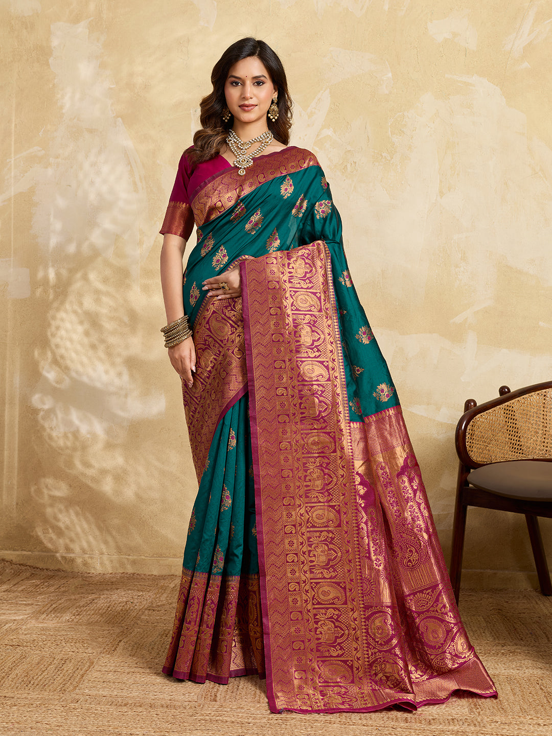 Buy Banarasi Saree With Casualwear