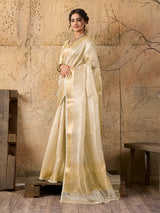 KcPc New Bollywood Banarasi Saree in Tissue Silk Inspired by NayantharaNDA