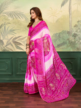 KcPc New Premium Georgette Saree with Beautiful Gotapatti DetailingPDM