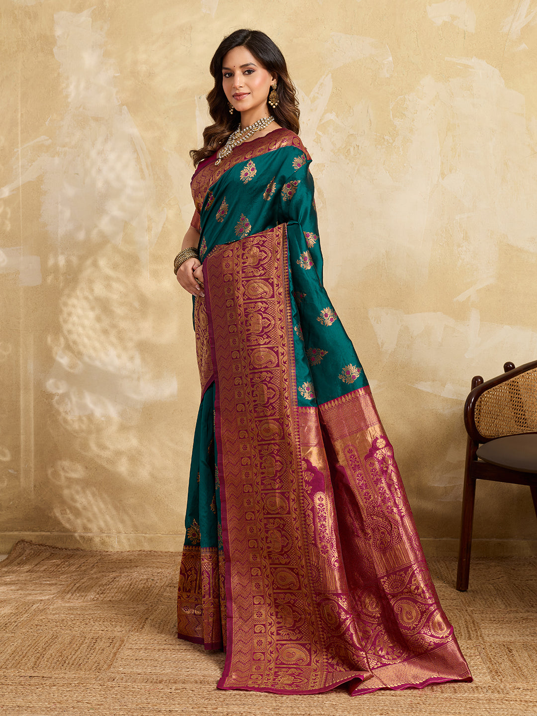 Buy Banarasi Saree With Casualwear