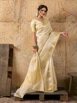 KcPc New Bollywood Banarasi Saree in Tissue Silk Inspired by NayantharaNDA