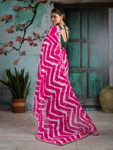 KcPc Latest Leheriya Style Saree Collection for Women