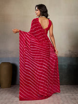 Buy New Chiffon Leheriya Style With Casual Wear Saree