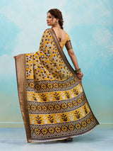 Buy Printed Style With Zari border Saree