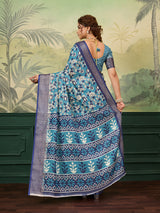 Buy Printed Style With Zari border Saree