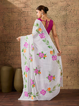 KcPc New Luxury Designer Style Saree Crafted in Soft Georgette FabricASH