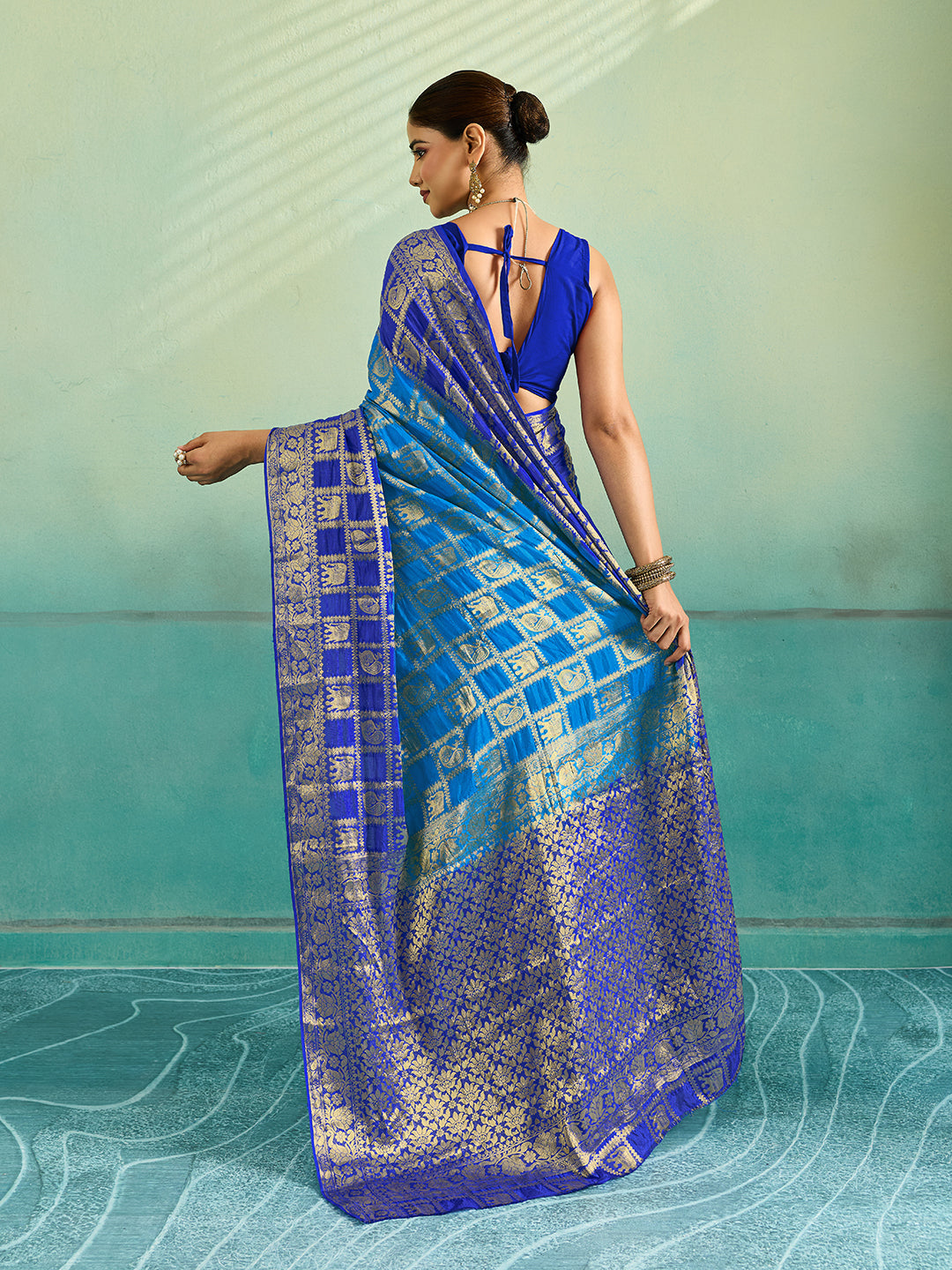 Buy Banarasi Saree With Festivel Wear