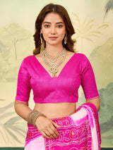 KcPc New Premium Georgette Saree with Beautiful Gotapatti DetailingPDM