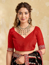 By New Launch Chiffon Leheriya Style With Embroidery Border Work Saree