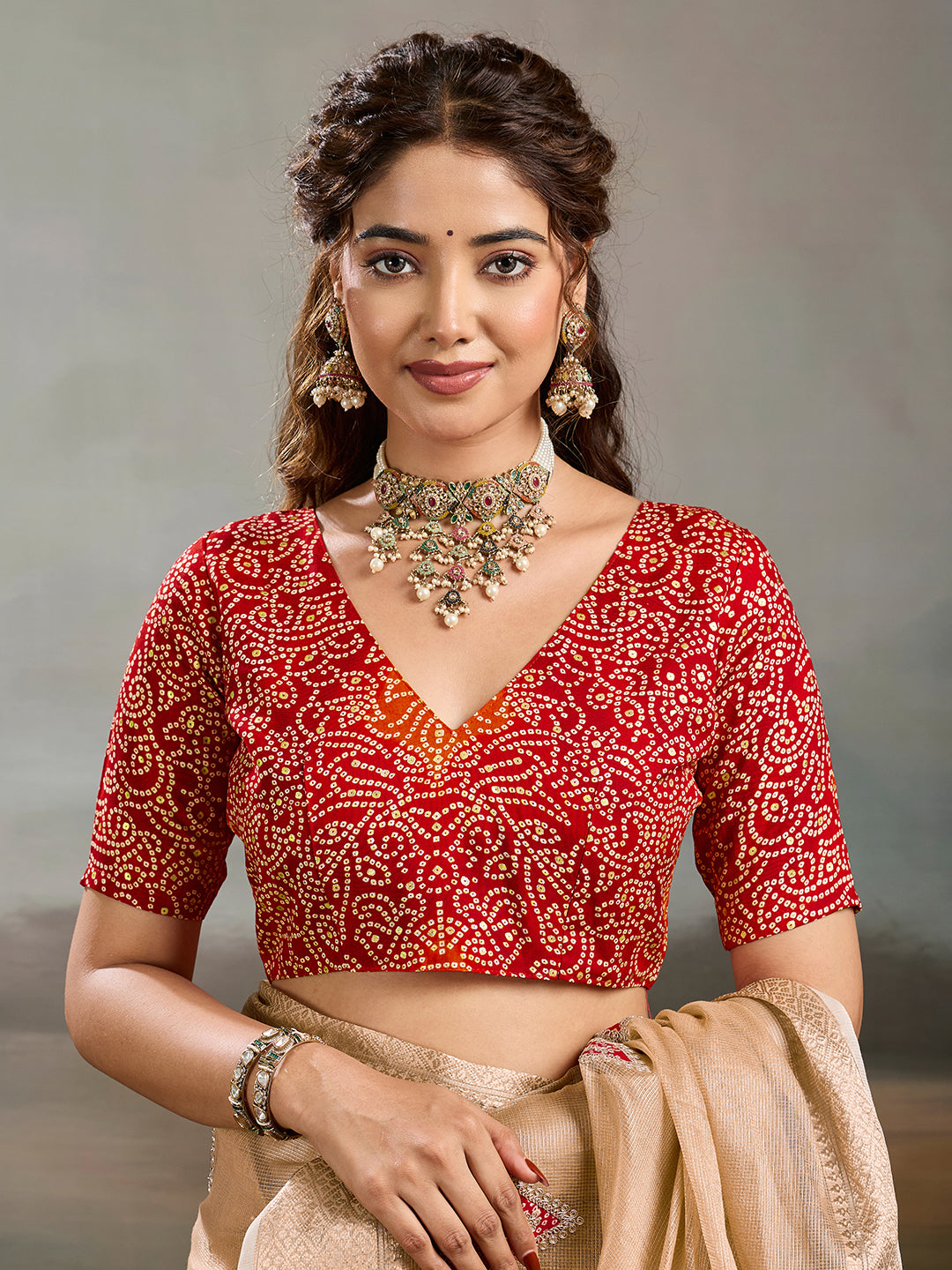Buy Traditional Banarasi Style Saree Kcpc