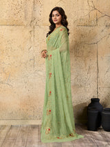 KcPc New Cultural Elegance Traditional Georgette Saree for BridesmaidsJAY