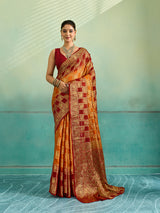 Buy Banarasi Saree With Festivel Wear
